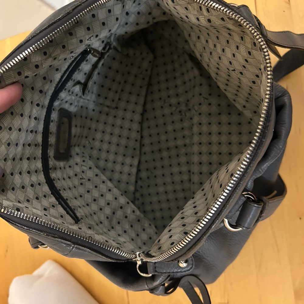 Furla Gray Leather Satchel - Picture 5 of 6